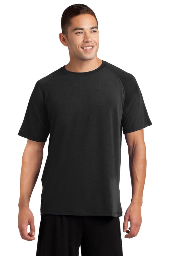 ST700 Mens Ultimate Performance Crew, Black - Extra Small