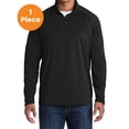 thumbnail image 1 of Sport-Tek ST850 Sport-Wick Stretch 1/2-Zip Pullover, Black, XL, Mens Workout Shirts, 1 of 1