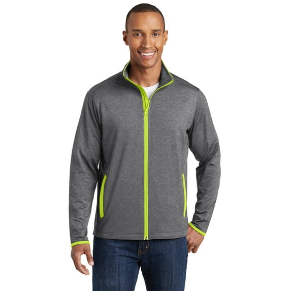 Sport-Tek ST853 Sport-Wick Stretch Contrast Full-Zip Jacket