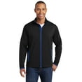 thumbnail image 1 of Sport-Tek ST853 Sport-Wick Stretch Contrast Full-Zip Jacket, 1 of 1