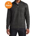 thumbnail image 1 of Sport-Tek ST855 Sport-Wick Stretch Reflective Heather 1/2-Zip Pullover, Black, XL, Mens Hoodies and Sweatshirts, 1 of 1