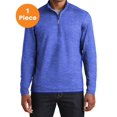 thumbnail image 1 of Sport-Tek ST855 Sport-Wick Stretch Reflective Heather 1/2-Zip Pullover, True Royal, XL, Plus Size Activewear, 1 of 1