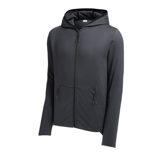 Sport-Tek ST870 Circuit Hooded Full-Zip , Graphite, XS