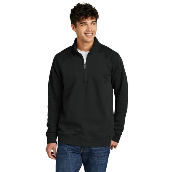 Sport-Tek STF202 Drive Fleece 1/4-Zip Pullover, Black, 2XL