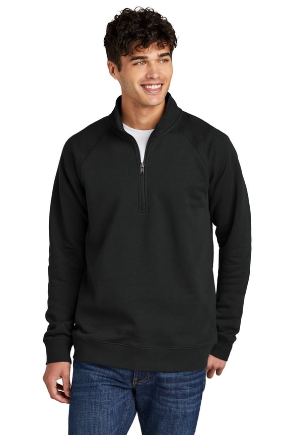 STF202 Drive Fleece 1/4-Zip Pullover, Black, 2XL