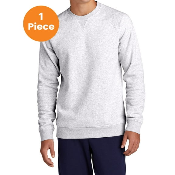 Sport-Tek STF203 Drive Fleece Crewneck, Athletic Heather , XS, Sweatshirts & Hoodies
