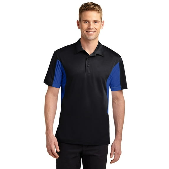 Sport-Tek Side Blocked Micropique Sport-Wick Polo. ST655