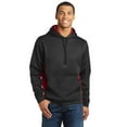 thumbnail image 1 of Sport-Tek Sport-Wick CamoHex Fleece Colorblock Hooded Pullover. ST239, 1 of 1