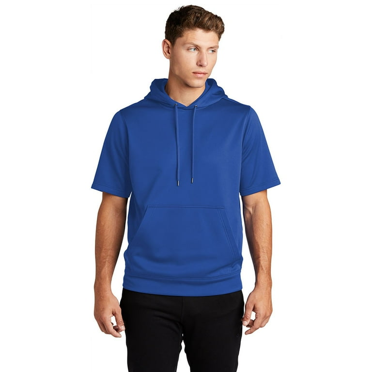 Sport-Tek Sport-Wick Fleece Short Sleeve Hooded St251