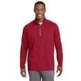 thumbnail image 1 of Sport-Tek Sport Wick Textured 1/4 Zip Pullover-2XL (Deep Red), 1 of 6