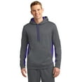thumbnail image 1 of Sport-Tek St235 Sport-Wick Fleece Colorblock Hooded Pullovers, 1 of 2