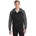 thumbnail image 1 of SportWick Varsity Fleece FullZip Hooded Jacket, 1 of 2