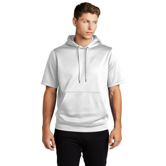 Sport-Tek St251 Sport-Wick Fleece Short Sleeve Hooded Pullover