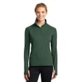 thumbnail image 1 of Sport-Tek Stretch 1/2Zip Pullover (LST850) Forest Green, 2XL, 1 of 3