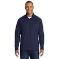 thumbnail image 1 of Sport-Tek Stretch 1/2Zip Pullover (ST850) True Navy, XS, 1 of 3