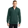 thumbnail image 1 of Sport-Tek Super Heavyweight 1/4 Zip Pullover Sweatshirt-4XL (Dark Green), 1 of 6