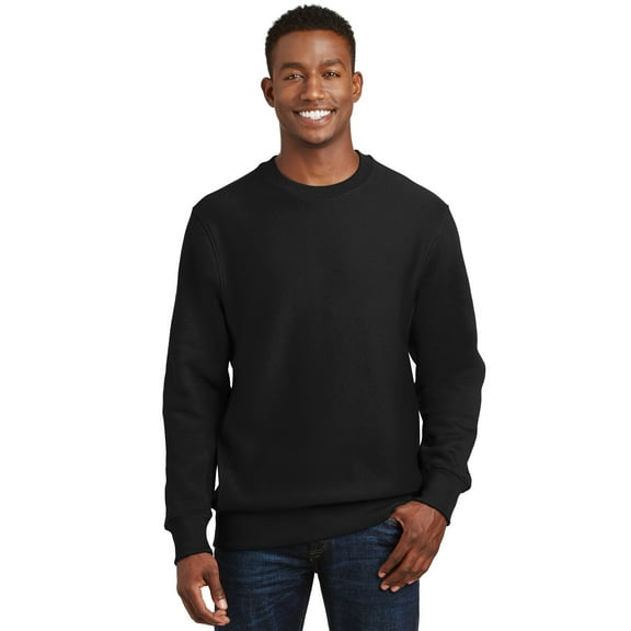 Sport-Tek Super Heavyweight Crewneck Sweatshirt-4XL (Black)