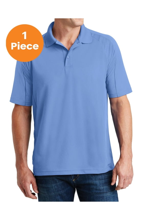 T474 Dri-Mesh Pro Polo, Carolina Blue, M, Golf Shirts