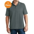 thumbnail image 1 of Sport-Tek T474 Dri-Mesh Pro Polo, Steel, 3XL, Big and Tall Polo Shirts, 1 of 1