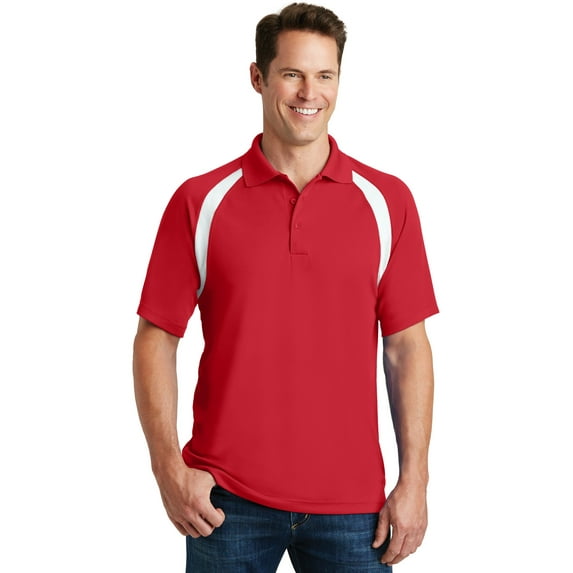 Sport-Tek T476 Dry Zone Colorblock Raglan Polo
