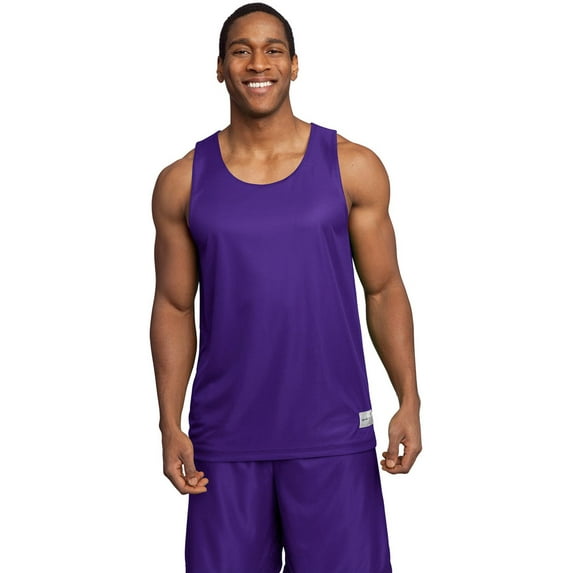 Sport-Tek T550 Mens PosiCharge Reversible Tank - Purple - 2X-Large