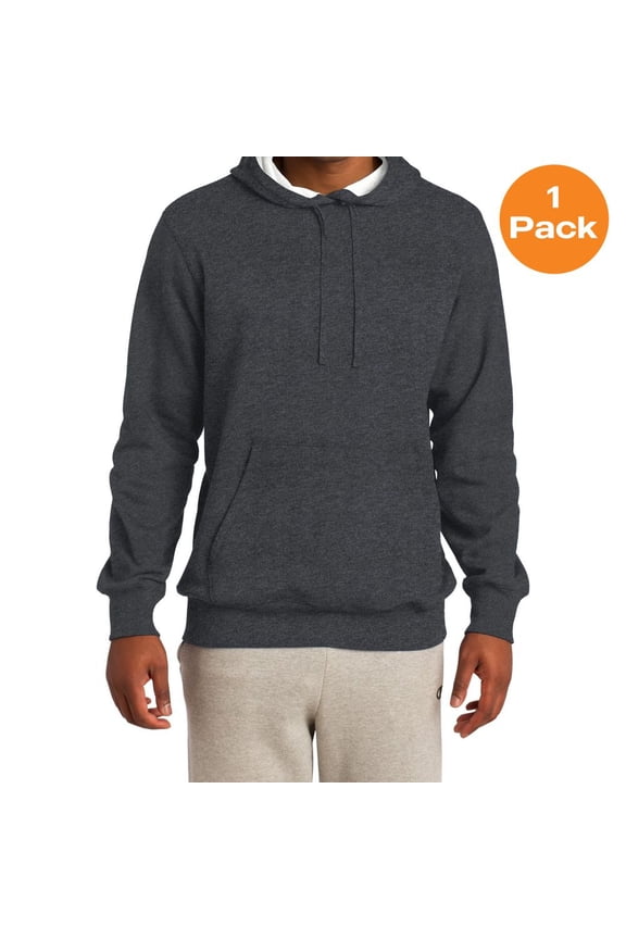 TST254 Tall Pullover Hooded Sweatshirt, Graphite Heather, XLT, Mens Hoodies