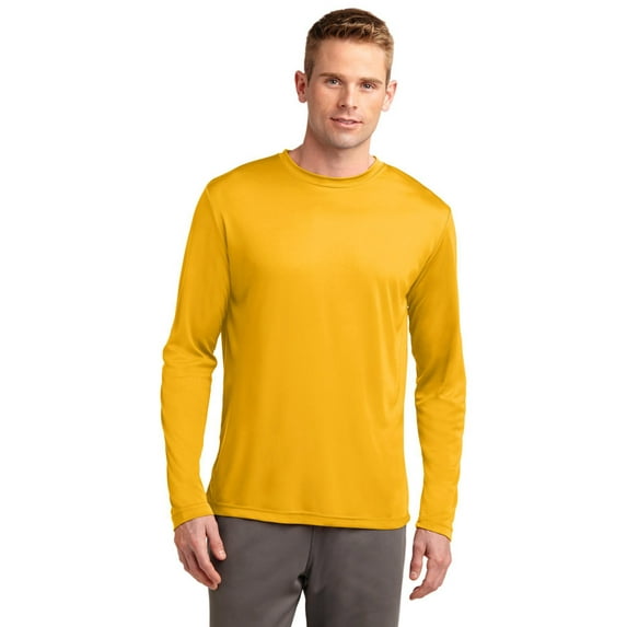Sport-Tek TST350LS Tall Mens PosiCharge T-Shirt - Gold - 2X-Large Tall