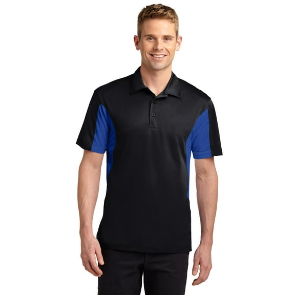 Sport-Tek TST655 Tall Side Micropique Sport-Wick Polo, Big and Tall Polo Shirts