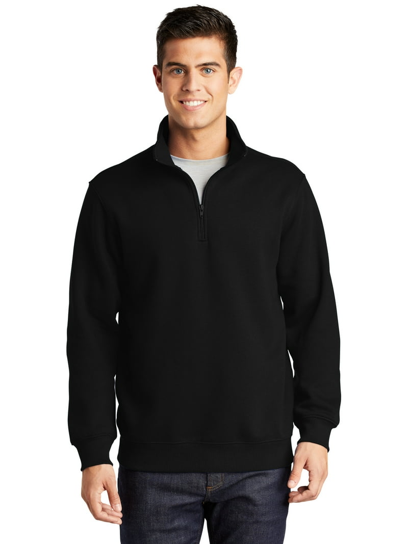 Sport-Tek Tall 1/4 Zip Sweatshirt-2XLT (Black) - Walmart.com