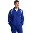 thumbnail image 1 of Sport-Tek Tall Colorblock Raglan Jacket-XLT (True Royal/ White), 1 of 2