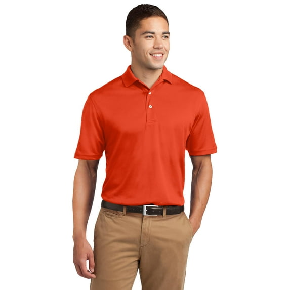Sport-Tek Tall Dri Mesh Polo-XLT (Bright Orange)