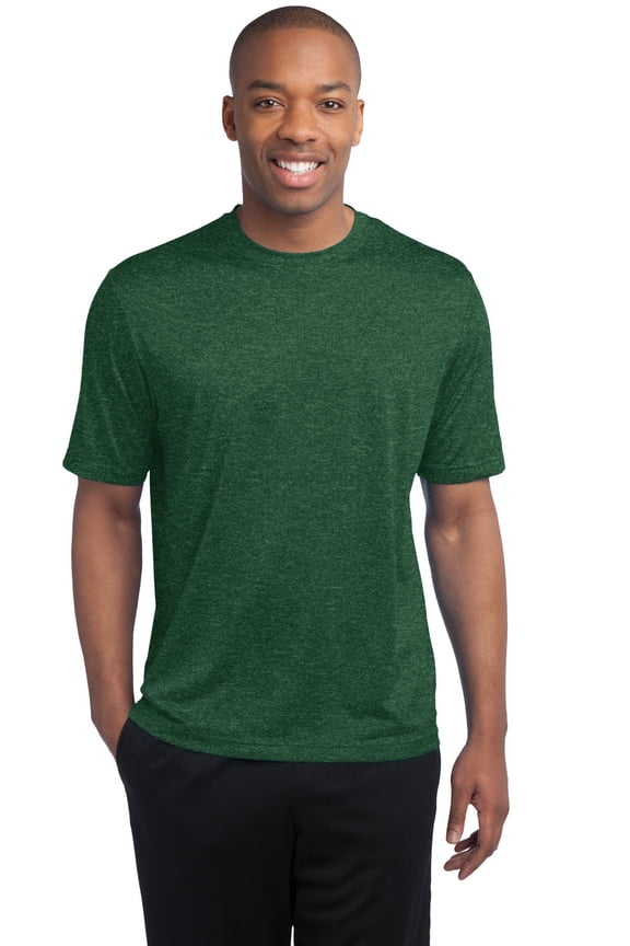Tall Heather Contender Tee-LT (Forest Green Heather)