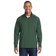 thumbnail image 1 of Sport-Tek Tall Sport Wick Stretch 1/2 Zip Pullover-3XLT (Forest Green), 1 of 6