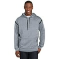 thumbnail image 1 of Sport-Tek Tech Fleece Colorblock Hooded Sweatshirt. F246, 1 of 1