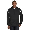 thumbnail image 1 of Sport-Tek Mens Tech Fleece Colorblock Hooded Sweatshirt, 1 of 6