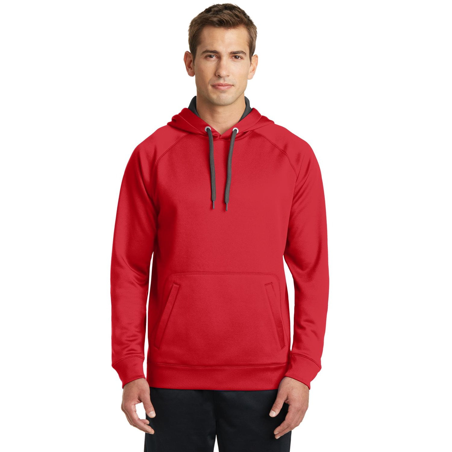 sport tek tech fleece hooded sweatshirt