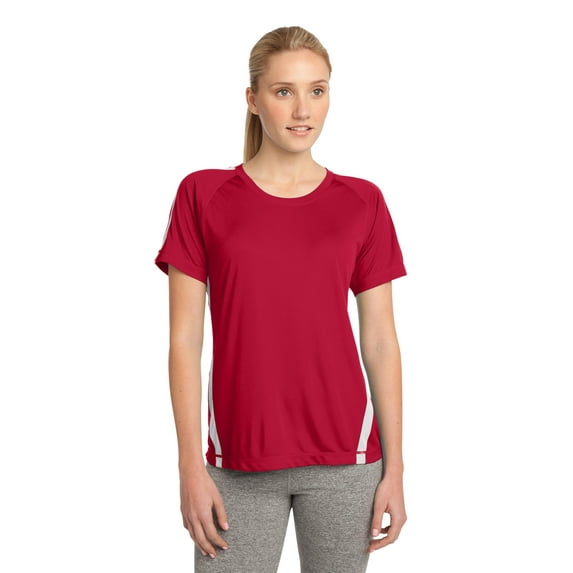 Sport-Tek Tee (LST351) True Red/White, M