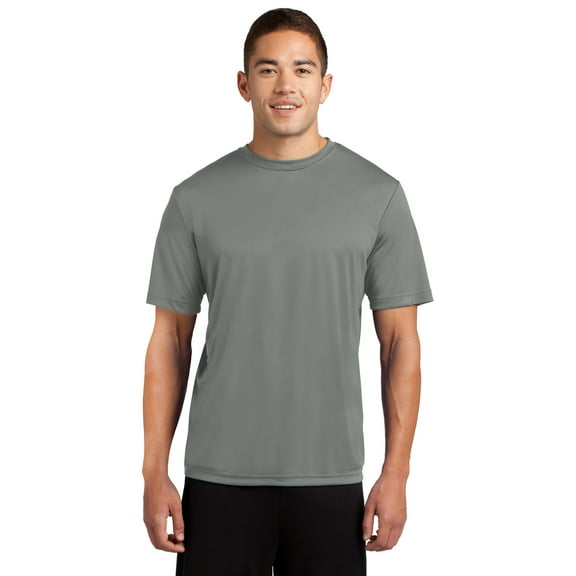 Sport-Tek Tee (ST350) Grey Concrete, L