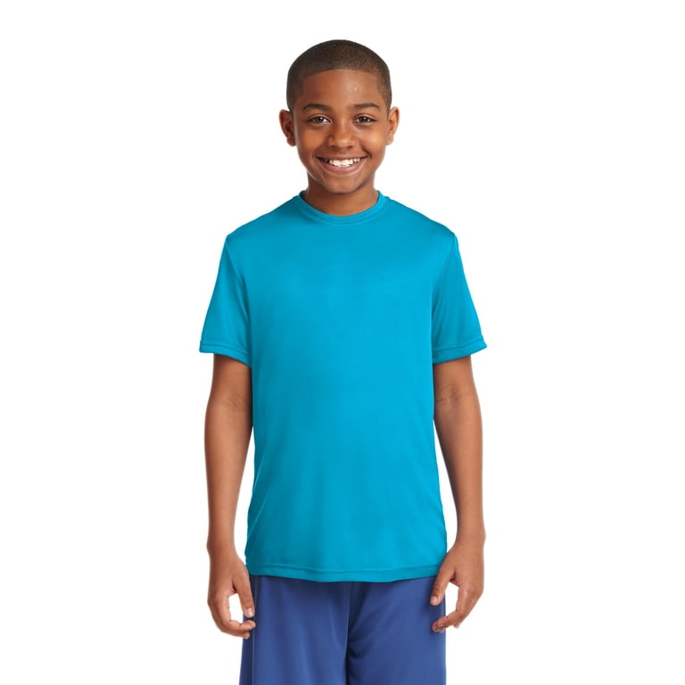 Sport-Tek Tee (YST350) Atomic Blue, XL - Walmart.com