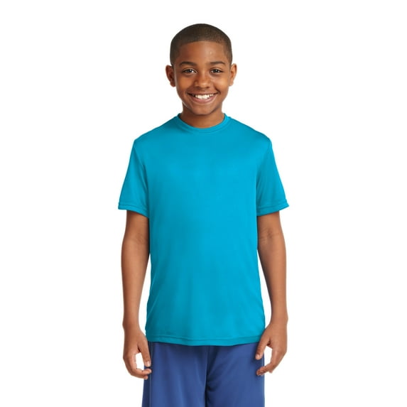 Sport-Tek Tee (YST350) Atomic Blue, XL