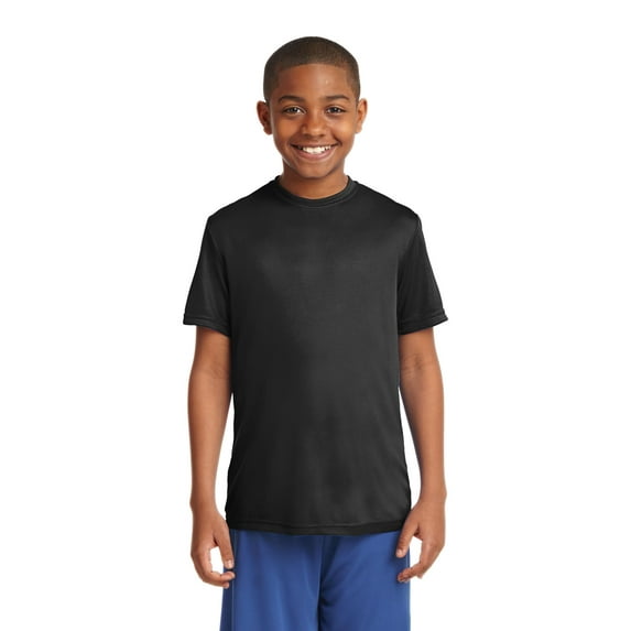 Sport-Tek Tee (YST350) Black, S