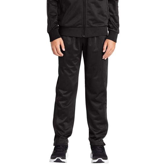 Sport Tek Teen Male Regular Plain Jogger YPST95 Black Medium