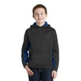 thumbnail image 1 of Sport Tek Teen Unisex Regular Colorblock Pullover Bk/True Royal Medium, 1 of 6
