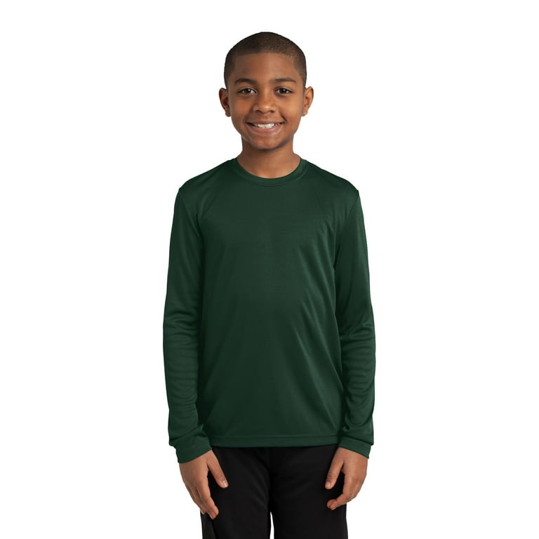 Sport tek long clearance sleeve dri fit shirt