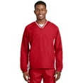 thumbnail image 1 of Sport-Tek Tipped V-Neck Raglan Wind Shirt. JST62, 1 of 1