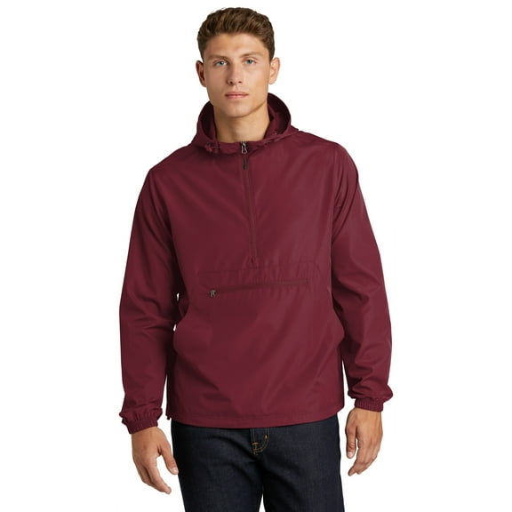 Sport-Tek Unisex Packable Anorak. JST66