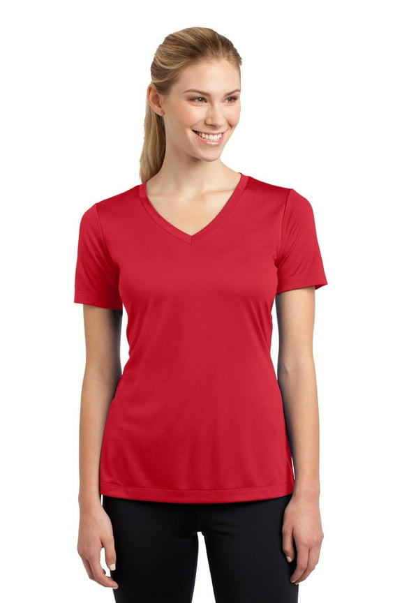 V-Neck Tee (LST353) True Red, 3XL
