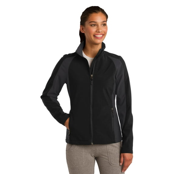 Sport-Tek WoMen's Colorblock Soft Shell Jacket - LST970