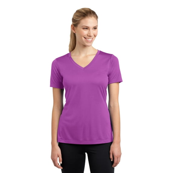 Sport-Tek Women’S Posicharge Competitor V-Neck Tee. Lst353.