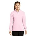 thumbnail image 1 of Sport-Tek Women's 1/4-Zip Rib Knit Collar Sweatshirt, 1 of 2